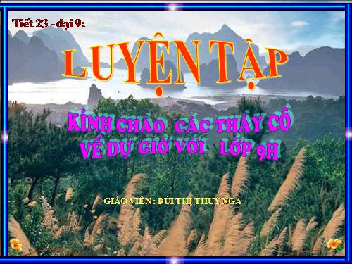 Chương II. §3. Đồ thị của hàm số y = ax + b (a ≠ 0)