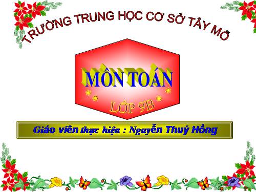 Chương I. §6. Biến đổi đơn giản biểu thức chứa căn thức bậc hai