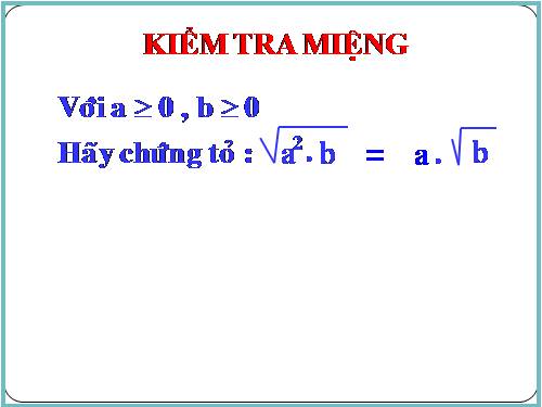 Chương I. §6. Biến đổi đơn giản biểu thức chứa căn thức bậc hai