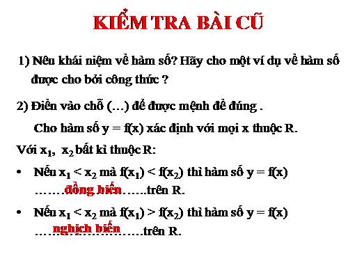 Chương II. §2. Hàm số bậc nhất