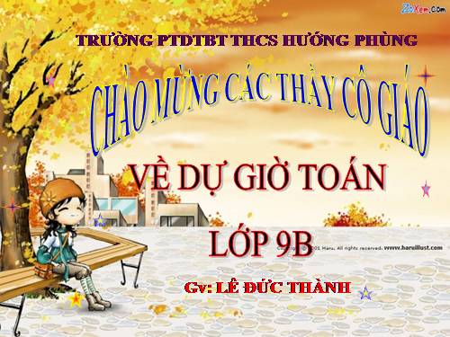 Chương I. §6. Biến đổi đơn giản biểu thức chứa căn thức bậc hai