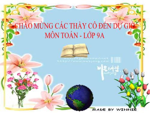 Chương IV. §1. Hàm số y = ax² (a ≠ 0)