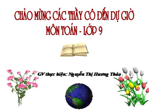 Chương IV. §1. Hàm số y = ax² (a ≠ 0)