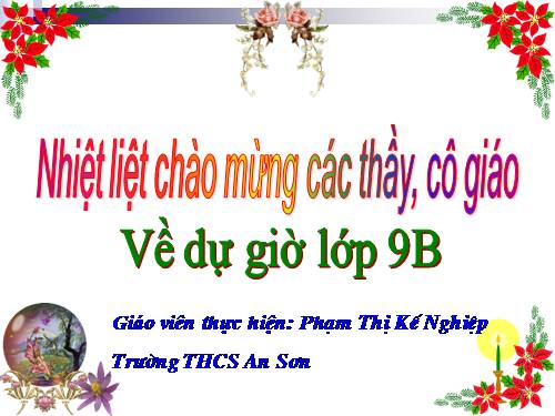 Chương II. §5. Hệ số góc của đường thẳng y = ax + b (a ≠ 0)