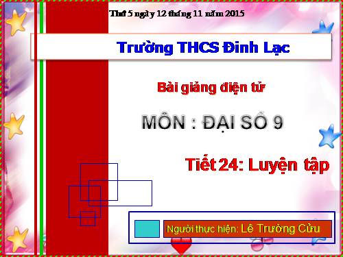 Chương II. §4. Đường thẳng song song và đường thẳng cắt nhau