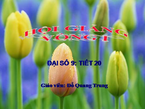 Chương II. §2. Hàm số bậc nhất