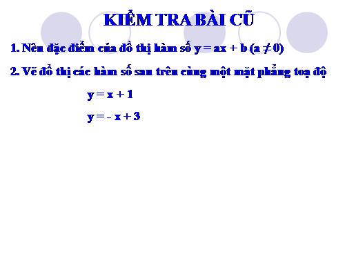 Các bài Luyện tập