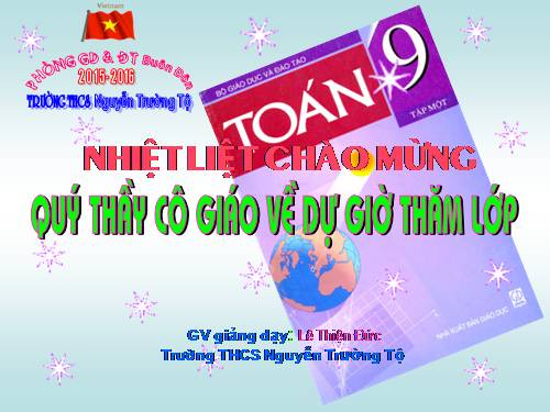 Chương I. §7. Biến đổi đơn giản biểu thức chứa căn thức bậc hai (tiếp theo)