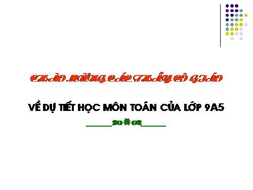 Chương I. §6. Biến đổi đơn giản biểu thức chứa căn thức bậc hai