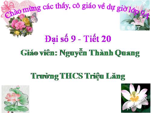 Chương II. §2. Hàm số bậc nhất