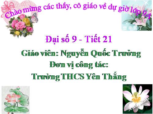 Chương II. §2. Hàm số bậc nhất