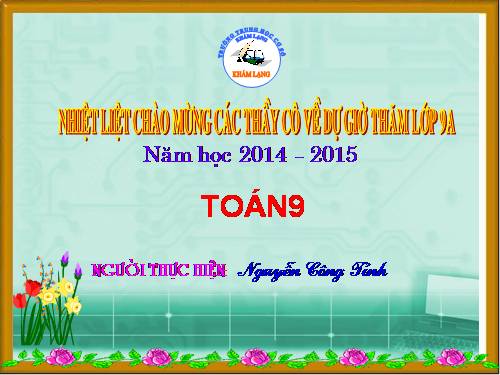 Chương II. §2. Hàm số bậc nhất