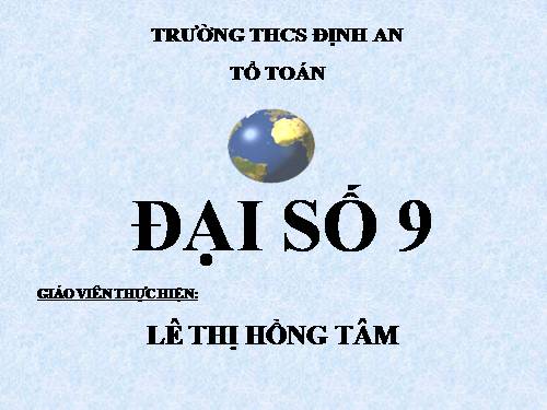 Chương I. §6. Biến đổi đơn giản biểu thức chứa căn thức bậc hai