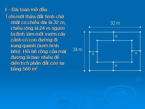 Chương IV. §3. Phương trình bậc hai một ẩn