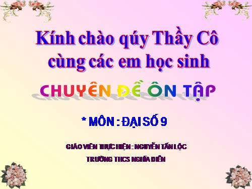 Ôn tập Chương IV. Hàm số y = ax² (a ≠ 0). Phương trình bậc hai một ẩn