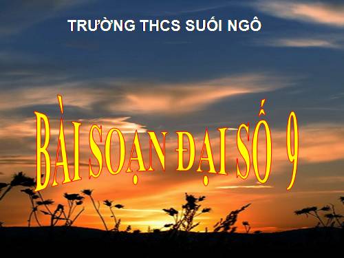 Chương IV. §6. Hệ thức Vi-ét và ứng dụng
