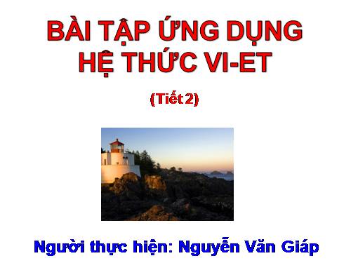 Các bài Luyện tập