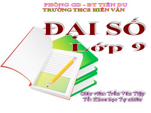 Chương III. §1. Phương trình bậc nhất hai ẩn