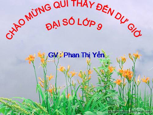 Chương IV. §1. Hàm số y = ax² (a ≠ 0)