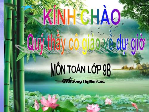 Chương IV. §7. Phương trình quy về phương trình bậc hai