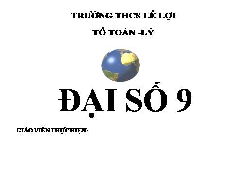 Chương IV. §6. Hệ thức Vi-ét và ứng dụng