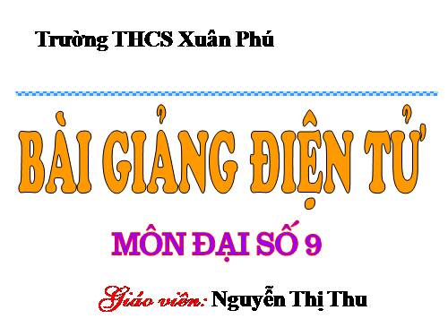 Chương IV. §4. Công thức nghiệm của phương trình bậc hai