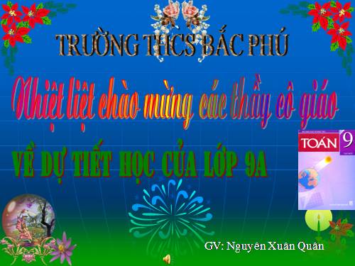 Chương IV. §3. Phương trình bậc hai một ẩn