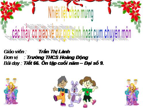 Các bài Luyện tập