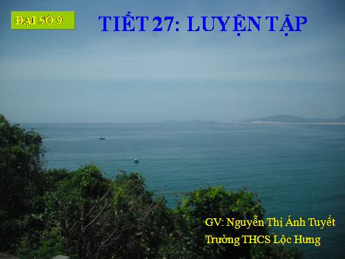 Các bài Luyện tập