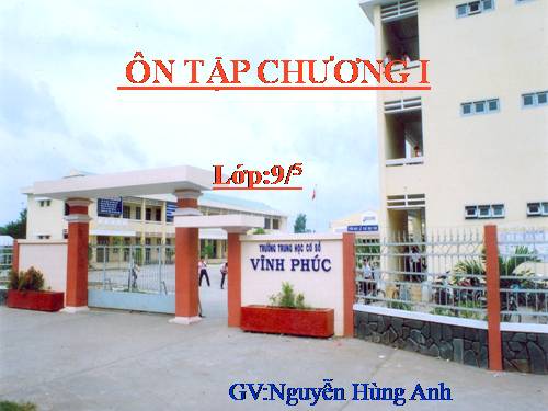 Ôn tập Chương I. Căn bậc hai. Căn bậc ba