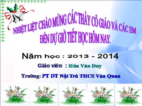 Chương II. §2. Hàm số bậc nhất