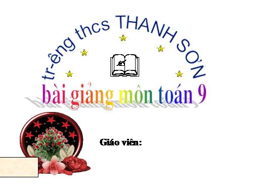 Chương II. §2. Hàm số bậc nhất