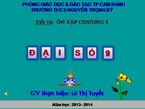 Ôn tập Chương I. Căn bậc hai. Căn bậc ba