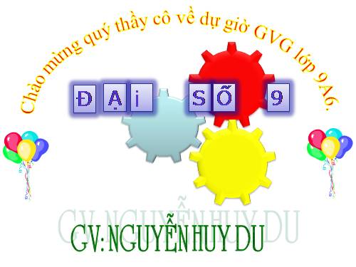 Chương I. §9. Căn bậc ba