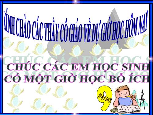 Chương II. §1. Nhắc lại và bổ sung các khái niệm về hàm số