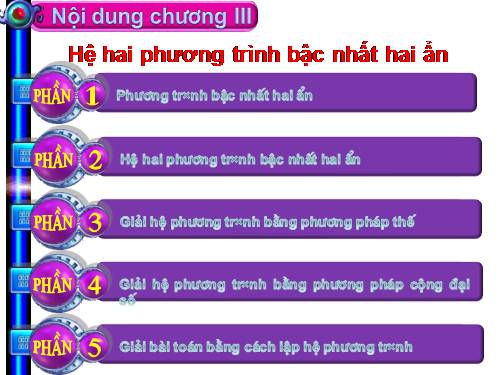 Chương III. §1. Phương trình bậc nhất hai ẩn