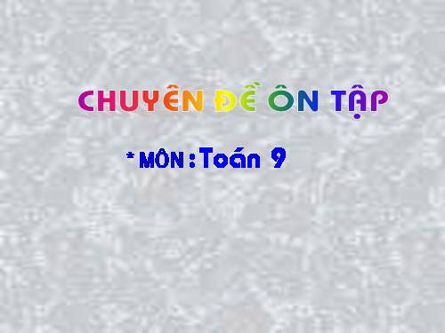 Ôn tập Chương IV. Hàm số y = ax² (a ≠ 0). Phương trình bậc hai một ẩn