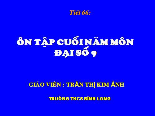Các bài Luyện tập