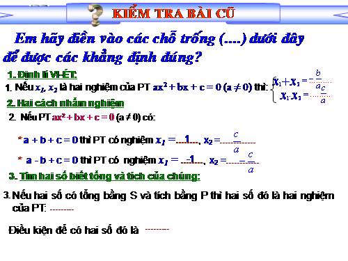 Các bài Luyện tập