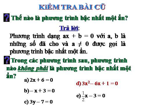 Chương IV. §3. Phương trình bậc hai một ẩn