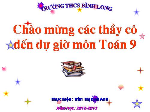 Chương IV. §3. Phương trình bậc hai một ẩn