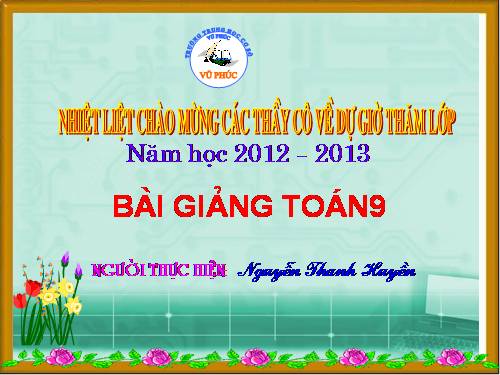 Chương II. §2. Hàm số bậc nhất