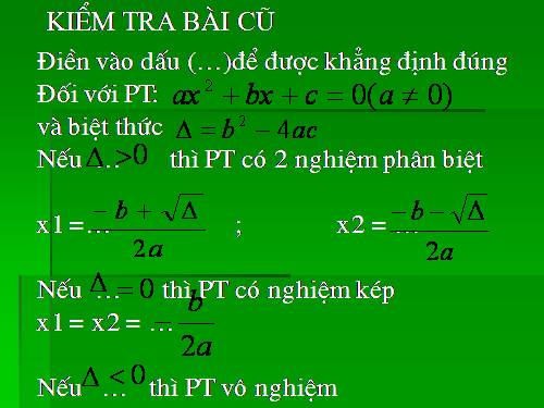 Các bài Luyện tập