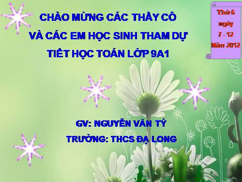Chương III. §2. Hệ hai phương trình bậc nhất hai ẩn