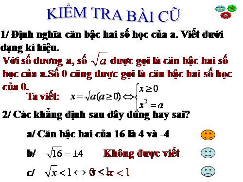 Chương I. §2. Căn thức bậc hai và hằng đẳng thức căn bậc hai của A² = |A|