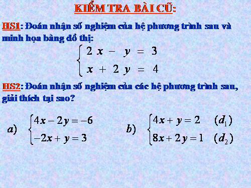 Chương III. §3. Giải hệ phương trình bằng phương pháp thế