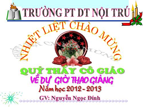 Chương II. §3. Đồ thị của hàm số y = ax + b (a ≠ 0)