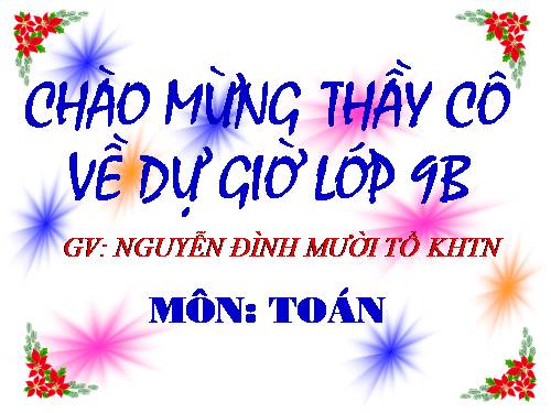 Chương II. §2. Hàm số bậc nhất