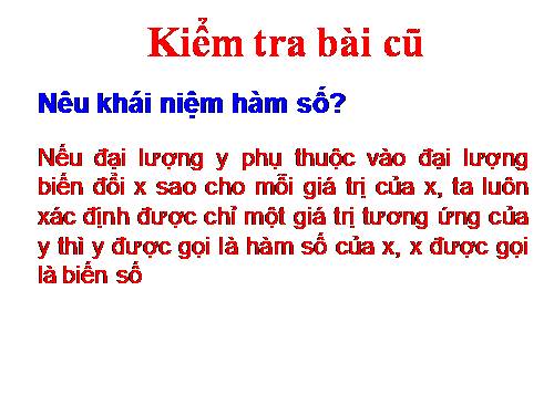 Các bài Luyện tập