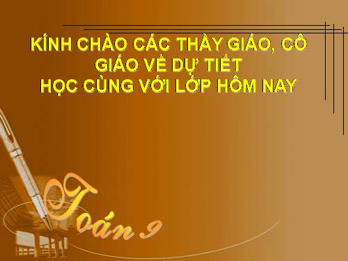 Chương II. §4. Đường thẳng song song và đường thẳng cắt nhau